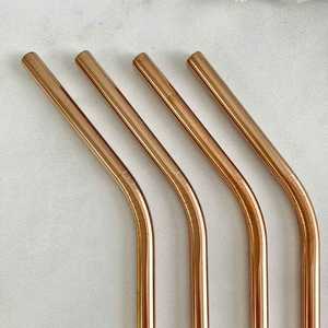 Radhe Enterprises Eco-Friendly Premium Quality Classic <b>Copper</b> Straw Handle Customizable Anti-Slip Lightweight Brown Outdoor - Product Image 3