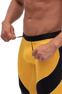 Custom Wholesale <b>Men's</b> <b>Compression</b> Leggings Two Tone High Stretch Quick Dry Gym Workout <b>Tights</b> Athletic Running Sports Pants OEM - Product Image 2