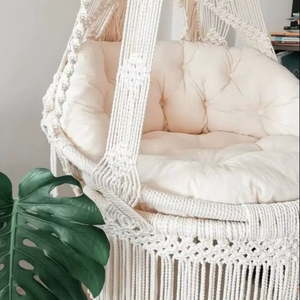 Macrame <b>Swing</b>, Macrame Hammock <b>Chair</b>, Macrame Round <b>Swing</b>, Macrame <b>Swing</b> <b>Chair</b>, Macrame handmade <b>Swing</b> - Product Image 1