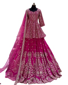 Excellent Quality Women's Net Semi-Stitched Embroidered Ethnic Modern Design Pakistani Salwar <b>Suit</b> for Birthday Parties - Product Image 1