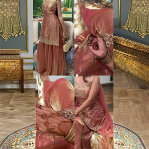 ชุดสูทปักลายซิมมี่ ชู ซีควินส์ พร้อมผ้าคลุมไหล่แบบดั้งเดิม แห้งเร็ว ใส่ได้ทุกฤดู เหมาะสำหรับงานปาร์ตี้ ผู้หญิง - Product Image 4