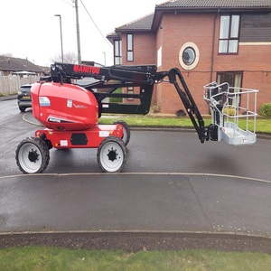 Plataforma Elevadora Telescópica Eficiente con Tracción Autopropulsada y Opciones de Altura de 12m, 14m, 16m, 18m, 20m para Uso Industrial - Product Image 1