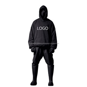 Logo personnalisé pull à capuche lourd sans ficelle boxy double couche streetwear surdimensionné polaire vintage hommes hoodieDDP Shipping - Product Image 3