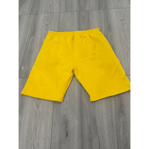 Pantalones Cortos de Algodón para Hombre con Apliques de Diamantes de Imitación, Cintura Elástica con Cordón, Estilo Casual Holgado para Verano - Product Image 5