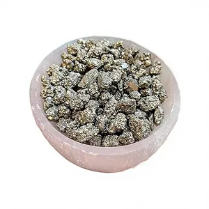 Vente en gros de copeaux d'agate pyrite brute, cristal de pyrite concassé 3-5mm pour la décoration intérieure et les fêtes par AMAYRA CRYSTALS EXPORTS INDIA - Product Image 1