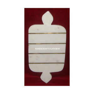 Tabla de cortar de mármol negro con un diseño increíble, acabado fino y pulido suave, para cortar frutas, ideal para uso en el hogar y hoteles. - Product Image 2