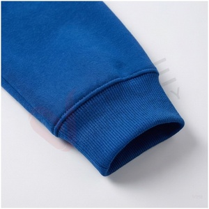 Chándal Deportivo Informal de Manga Larga Azul Personalizable para Hombre, Transpirable, de Forro Polar, Corte Regular, con Bolsillos - Product Image 6