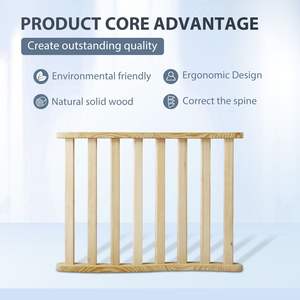 Schienale per Sauna in Legno Naturale di Hemlock Canadese a Forma di S, Accessorio Non Tossico, Attrezzatura di Sicurezza per Bagno, Sedia per Sauna, Panca Confortevole - Product Image 5