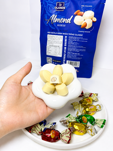 Bouchées de chocolat au lait premium 320g, fondantes, avec cœur d'amande entière, <span class=keywords><strong>prix</strong></span> usine, OEM ODM, recherche de distributeurs - Product Image 5