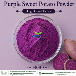 Poudre de patate douce violette (qualité alimentaire) HGO, séchée par atomisation ou lyophilisée, fournie directement par l'usine - Product Image 1