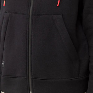 Sudadera con capucha y cremallera para mujer, al por mayor, con logotipo personalizado impreso, forro polar, con tela de alta calidad. - Product Image 5