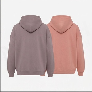 North Approach Oversized Hoodie Unisex Cotton French Terry Hooded Sweatshirt With Front Pocket Casual Autumn Wear - Product Image 2