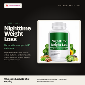 Cápsulas Quemagrasas Nocturnas de Marca Privada, Suplemento para el Control de Peso para Mujeres y Hombres, Venta al Por Mayor OEM - Product Image 2