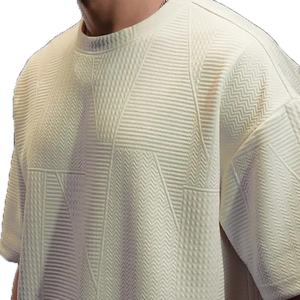 Vente en gros 2025 T-Shirt en coton biologique de haute qualité 100% à épaules tombantes surdimensionné 300 Gsm Style Hip Hop grande taille - Product Image 5