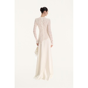 Ropa de Mujer, Vestidos de Mujer, Vestido Largo con Corte en A, Manga Corta, Todas las Temporadas, Suministro ODM, Vestidos de Noche Elegantes y Lujosos - Product Image 6