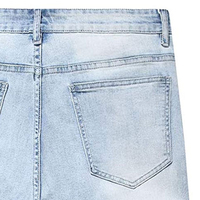 Shorts en toile décontractés 100 % coton, élégants, légers, durables, respirants, confortables, écologiques, avec boutons en jean