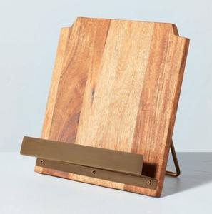 Modern Gold Metal Recipe Book <b>Stand</b> Minimalist Kitchen Cookbook Holder Countertop Display Rack Elegant Cooking Book Rest Decor - Product Image 6