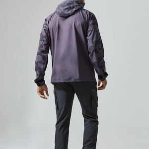 OEM <b>Men's</b> Winter Training Wear Solid 2 1 Durable 100% Nylon Fabric Comfortable Fit Stylish Waterproof Windbreaker Set Premium - Product Image 2