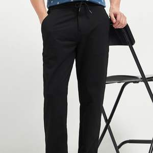 Pantalones de Vestir de Color Sólido para Hombre, Corte Slim Fit, Algodón, Formales, Casuales, con Cierre, Tipo Cargo, OEM, ODM - Product Image 4