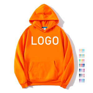 Sweat à capuche d'hiver pour homme, personnalisé avec logo, 100 % coton molletonné, coupe oversize, imprimé, zippé, sans cordons, vente en gros - Product Image 2