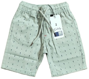 Nouveau design pantalon court pour garçon 4-10 ans short décontracté à poches élastiques avec décoration à motifs pour une impression globale - Product Image 5
