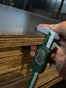 FOMEX First-Class E0 Plywood Shuttering Formwork 12-18mm Eucalyptus Acacia Double-Sided Brown/Black <b>Film</b> Logo Faced Outdoor Use - Product Image 3