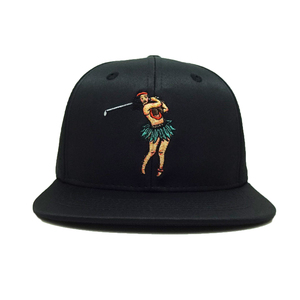 Black 6-Panel Breathable Mesh Flat Brim <b>Snapback</b> <b>Cap</b> with Custom Logo for Spring Summer Adult Produced in Vietnam High Quality - Product Image 1