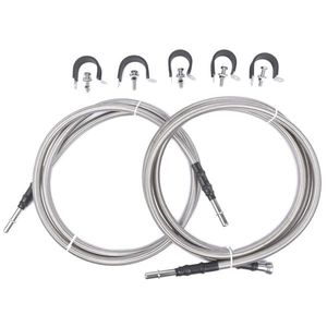 Quick Fix Braided SS Fuel Line Kit for Chevy Silverado GMC Sierra 1500 2500 3500 2004 2010 6.0L Gas V8 Regular Cab FL FG0340 819 - Product Image 1
