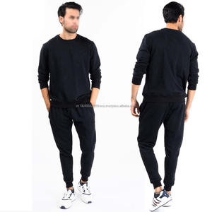 High Quality Pullover <b>Set</b> Crewneck Cotton Stacked Jogging Sweatsuit <b>Sets</b> <b>Men</b> Tracksuit Unisex Custom Hoodie and Jogger <b>Set</b> - Product Image 5