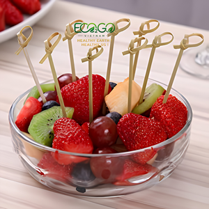 Bamboo Food Picks and Skewers for Food Presentation, Appetizers, Desserts, Cocktails and Catering Eco2go Vietnam - Product Image 6