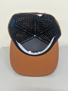 Casquette Snapback Adulte à 6 Panneaux Perforée au Laser, Tenue Sportive Dynamique, Fabriquée en Usine au Vietnam, Logo Brodé Personnalisé - Product Image 4