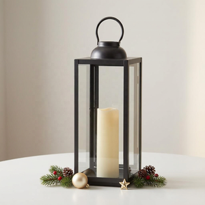 Manufacturers Black Metal <b>Candle</b> <b>Lantern</b> for Home and Patio Christmas Decoration - Product Image 1