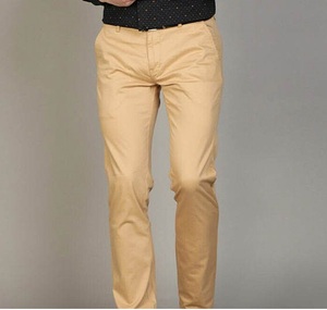 กางเกงชิโน่ผู้ชายสำหรับใส่ทำงานหรือลำลอง ผลิตจากผ้าฝ้าย 100% ขายส่ง รับผลิตตามแบบ OEM - Product Image 5