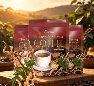 Café Instantáneo Premium Tongkat Ali en Polvo, Aroma Intenso, Sobres de Café Herbal - Product Image 1