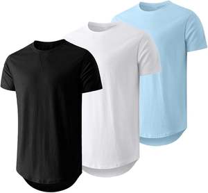 Camiseta de Hombre Tejida con Serigrafía, 100% Algodón, Ecológica, Transpirable, Servicio OEM, Precio Económico al por Mayor - Product Image 1