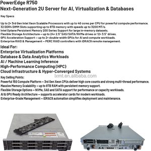 Servidor en Rack Dell PowerEdge R750 Nuevo, 2U, Doble Intel Xeon Escalable, DDR4, PCIe Gen4, Servidor Empresarial - Product Image 5