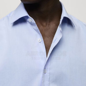 Chemises habillées décontractées pour hommes, coupe ample, 100 % coton premium, infroissables, à boutons, en tissu respirant - Product Image 5