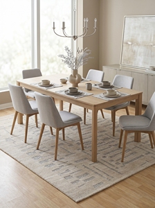 Tapis Tibbati ivoire en gros d'usine |   Tapis en laine tissé à la main à motifs floraux, lavable, à poils épais, pour un intérieur minimaliste de luxe - Product Image 1