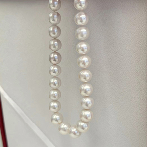 <span class=keywords><strong>Vera</strong></span> naturale Edison perle d'acqua dolce forma rotonda 11.5-12mm <span class=keywords><strong>collana</strong></span> <span class=keywords><strong>con</strong></span> fibbia in argento 925 per gioielli - Product Image 4