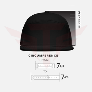 Casquette snapback noire à 6 panneaux, réglable, unisexe, décontractée, en toile de coton, pour adultes, toutes saisons - Product Image 3