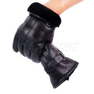 Waterproof Leather <b>Gloves</b> Touch Screen Full Finger Leather <b>Gloves</b> Fashion Men Leather <b>Gloves</b> - Product Image 1