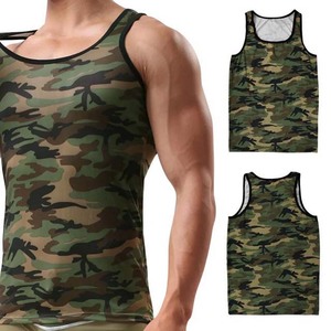 Camiseta Deportiva de Tirantes para Hombre, Cuello Redondo, Secado Rápido, Tejido de Algodón/Bambú, Transpirable, para Fitness y Entrenamiento - Product Image 5