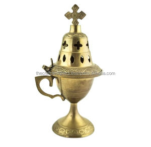 Encensoir en gros à succès, étoile juive sur le dessus, encensoir de qualité supérieure et diffuseur d'odeurs religieuses, église de Jérusalem - Product Image 3