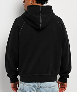 Sweat-shirt à capuche oversize pour homme, couleur unie, en molleton de coton, style streetwear décontracté, coupe classique, pour l'automne - Product Image 1