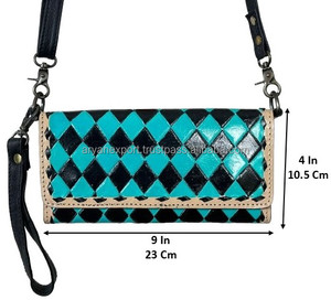 2025กระเป๋าคลัทช์สะพายข้างใบเล็กหนังลายตารางหมากรุกกระเป๋าถือดีไซน์ทันสมัยทนทานใช้ได้ทุกวัน - Product Image 2