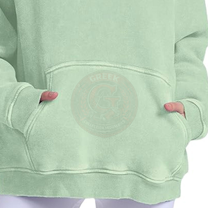 Sudadera con Capucha de Silueta Relajada para Mujer, Mezcla de Algodón Premium, Prenda Casual para Combinar en Atuendos Modernos para el Día a Día - Product Image 6