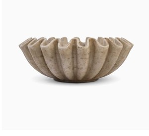 Handcrafted <b>Marble</b> Edge Decorative Bowl Centerpiece for Coffee <b>Table</b> Dining <b>Table</b> Entryway <b>Console</b> Shelf Modern Ramadan - Product Image 2