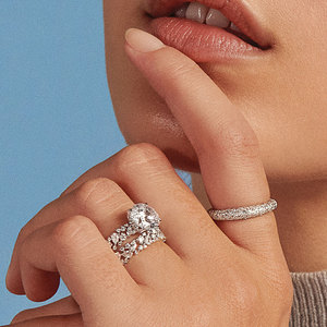 Charming White Silver <b>Crystal</b> <b>Ring</b> for Women Elegant Wedding Engagement Anniversary Gift Jewelry - Product Image 6