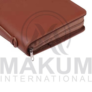 leather notebook cover Leather <b>Book</b> Cover Gives Elegant Look to Your <b>Book</b> Leather File Holder <b>Slim</b> Storage <b>Case</b> for Office - Product Image 5