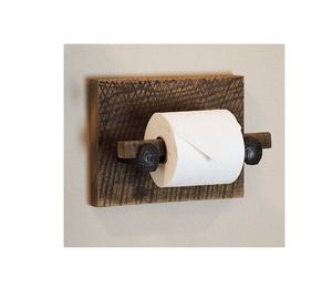 Portarrollos de Papel Higiénico de Madera, Diseño Tradicional, Soporte de Pared para Papel Higiénico, Soporte de Madera para Papel Higiénico - Product Image 2